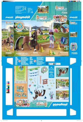 Miniatura 9 de Playmobil Caballos de cascada: Saltarse Arena con Zoe y Blaze