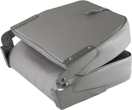 Miniatura 4 de Wise 8WD734PLS-661 Asiento estándar de espalda baja para barco, Gris/Rojo Disponible en diferentes