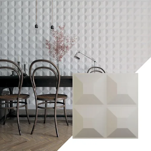Miniatura 20 de Ekena Millwork Swindon EnduraWall Panel decorativo de pared 3D de 11 7/8 pulgadas de ancho x 11 7/8 pulgadas de alto, fiebre del oro