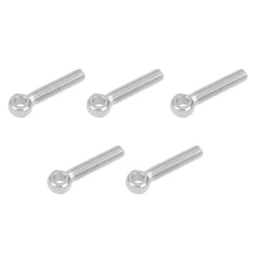 Miniatura 6 de METALLIXITY Perno de elevación oscilante de hombro (M6 x 0.787 in), 5 unidades, pernos de ojo de acero inoxidable 304, para renovación del hogar