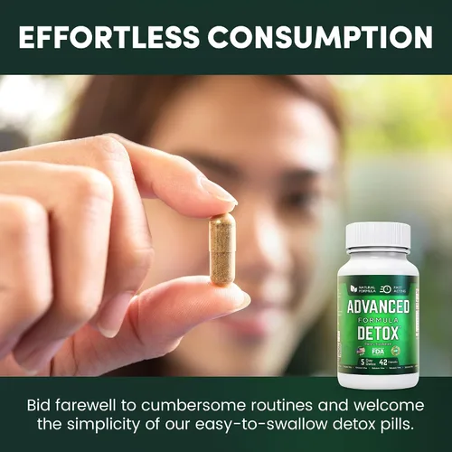 Miniatura 4 de Starfit - Salutem Vita Advanced Detox Cleanse, desintoxicación natural y limpieza con cardo mariano, regaliz en polvo y más, desintoxicación