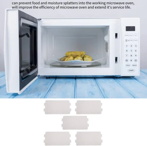 Miniatura 5 de 5 piezas de cubierta de guía de ondas, horno de microondas universal, placa de mica, piezas de reparación para el hogar, cocina, oficina