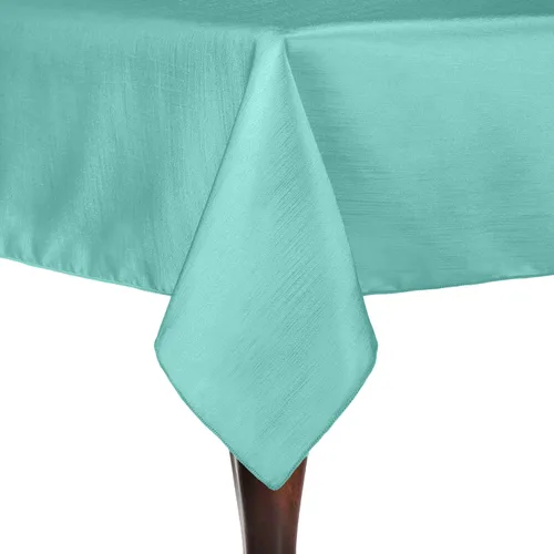 Miniatura 31 de Ultimate Textile -Paquete de 2 - Mantel rectangular reversible Shantung Satin - Majestic - Mantel rectangular de 60 x 90 pulgadas, color azul