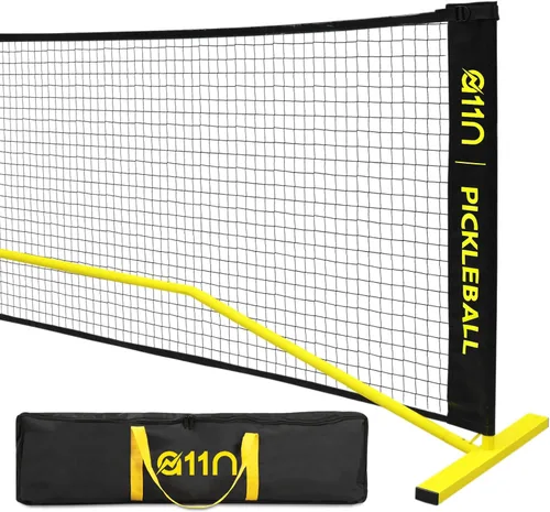 A11N SPORTS Designed for All Weather Conditions with Steady Metal Frame and Strong PE Net, Regulation Size Net with Carrying Bag- 22’ Wide x 36”