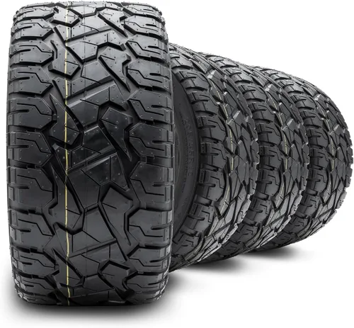 Miniatura 19 de Xcomp Gladiator 22x11-R12 DOT - Neumático radial con cinturón de acero para carrito de golf, juego de cuatro