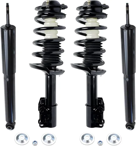Miniatura 53 de Detroit Axle - Amortiguadores de puntales para Nissan Sentra 2007-2012 [Base S SL SR] Puntales delanteros completos con amortiguadores traseros