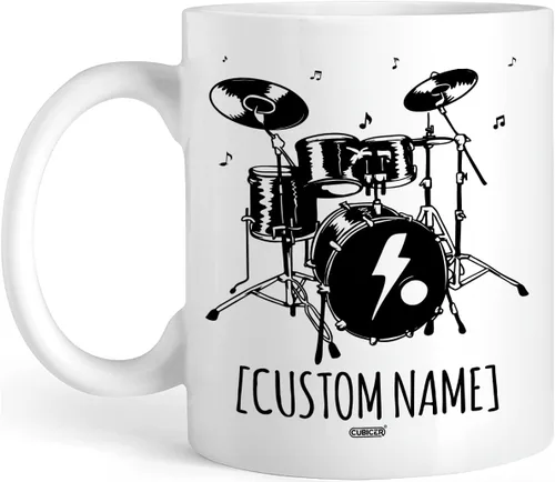 Miniatura 16 de CUBICER Taza de café de cerámica negra personalizada, tazas religiosas, con nombre personalizado, tazas grandes con refranes para mujeres, hombres