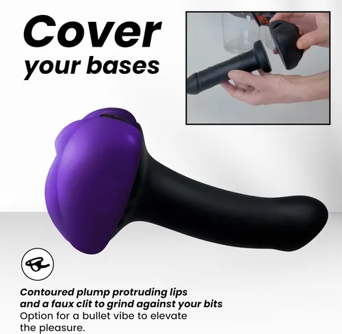 Miniatura 5 de Banana Pants Lippi - Cojín de estimulación con base de consolador, amoladora y Stroker para adultos con funda vibradora de bala, juguete sexual