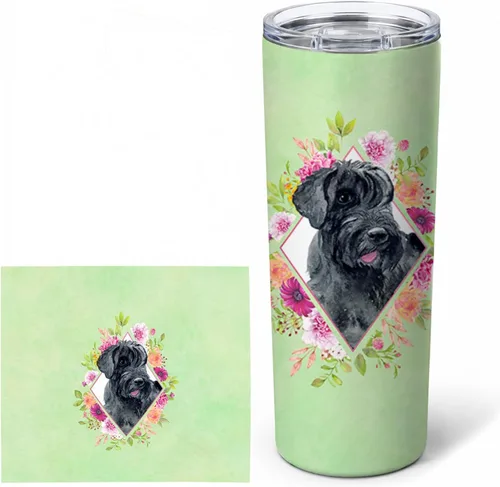 Miniatura 103 de Caroline's Treasures CK4270TBL20 - Vaso delgado de acero inoxidable de 20 onzas con aislamiento al vacío de doble pared, reutilizable