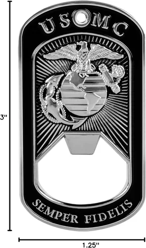 Miniatura 6 de USMC Tun Tavern - Abridor de botellas de identificación Moneda de desafío de cumpleaños del Cuerpo de Marines Regalos para abridor de cerveza
