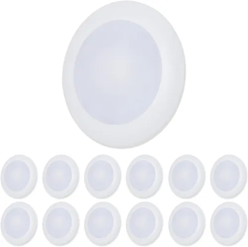 Miniatura 9 de Lámpara de techo de 7.5 pulgadas, luces LED para dormitorio I de 16.5 W (equivalente a 120 W), 120 V, 2700 K, luces de porche I de ubicación húmeda