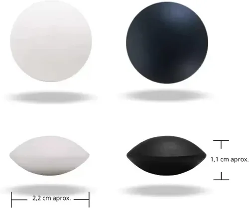 Miniatura 7 de Juego de piedra de juego de cerámica convexa doble de 0.433 in 361 piezas con bolsa de piedra y tablero de ir, juego de mesa para 2 jugadores