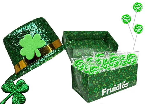 Miniatura 7 de Fruidles Paquete de 24 paletas de remolino de manzana verde, dulces de caramelo, recuerdos de fiesta, 1.5 pulgadas envueltas individualmente