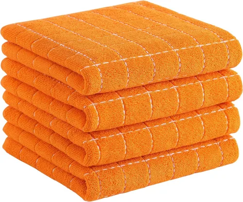 Miniatura 158 de Homaxy Paños de cocina 100% algodón de felpa, toallas de cocina ultra suaves y absorbentes para la cocina, adecuadas para secar y lavar platos