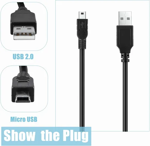 Miniatura 2 de Cable USB de repuesto de 5 pies para Provo Craft Cricut Gypsy GPSY0001 Máquina de diseño portátil