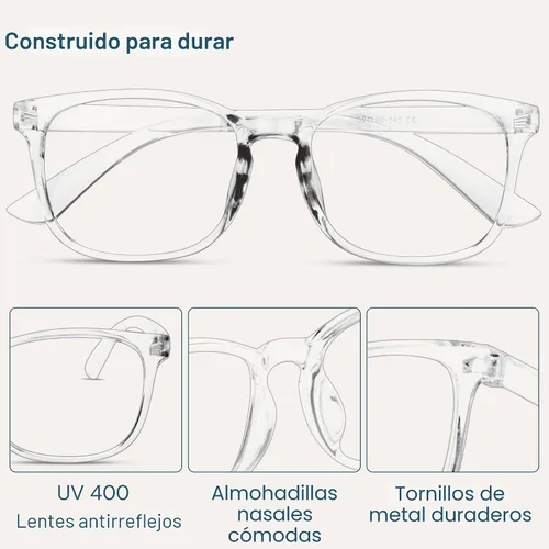 Miniatura 6 de Gaoye Eyewear Frames for Men - Blue Light Blocking Square Glasses, Anti UV Ray Computer Gaming, Blue Blockers for Women