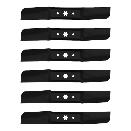 Miniatura 3 de RAParts (6) cuchillas de repuesto para cortacésped de repuesto de 17-1/4 pulgadas MTD para Cub Cadet 742-05052A 942-05052A