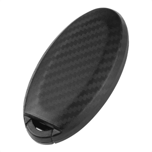 Miniatura 3 de Smart Key Fob Case 3D Carbon Fiber ABS Plastic Emboss Cover para Infiniti JX35 Q50 Q60 QX56 QX60 QX80 para NISSAN ALTIMA ARMADA MAXIMA MURANO