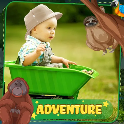Miniatura 6 de Hillban 72 sombreros de fiesta de safari a granel para niños, decoraciones de fiesta de selva de plástico, tema de la selva, disfraz de explorador