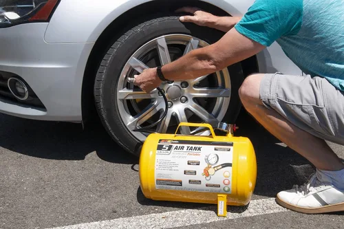 Miniatura 7 de Performance Tool W10058 Kit de reparación de tanque de aire con válvula de seguridad, manómetro y manguera de tanque de aire de 4 pies Kit