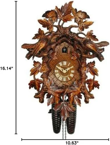 Reloj Cuco 15 Hojas, 2 Pájaros 2.5041.01.P