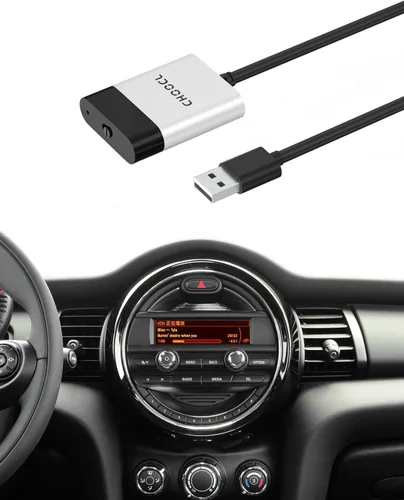 Adaptador Bluetooth para coche compatible con BMW Mini One - Interfaz USB, receptor Bluetooth para iPod Music Sourse compatible con iOS/Android