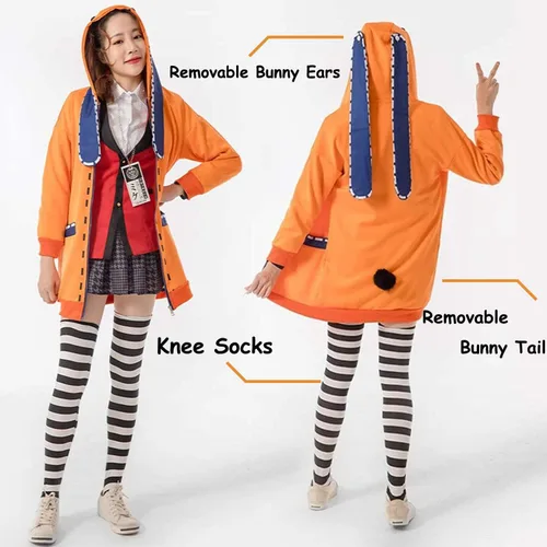 Miniatura 4 de KINOMOTO Runa Yomozuki - Disfraz de cosplay con capucha para fiesta de Halloween