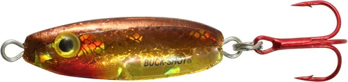 Miniatura 10 de Northland - Cuchara de sonajero de pesca en hielo, varios tamaños y colores para lucioperca, perca, panfish y trucha