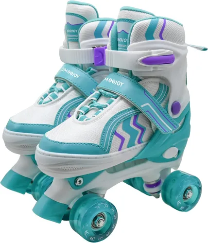 Patines ajustables para niños y niñas, con todas las ruedas iluminadas de 5 a 8 años y 8 a 12 años, para principiantes en deportes al aire libre e