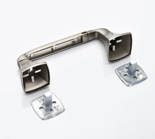 Miniatura 5 de Soporte de papel higiénico giratorio para la colección Moen YB5108BN Voss, níquel cepillado