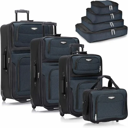Miniatura 25 de Travel Select Amsterdam - Equipaje vertical y expansible con ruedas, marino