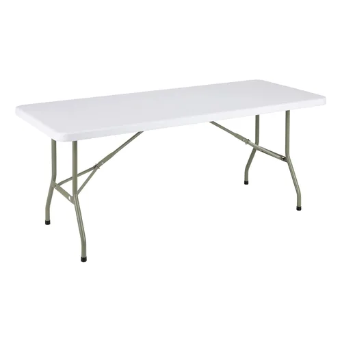 Miniatura 21 de Norwood Commercial Furniture Mesa de entrenamiento plegable para interiores y exteriores, de 5 pies, rectangular, de plástico moldeado por soplado