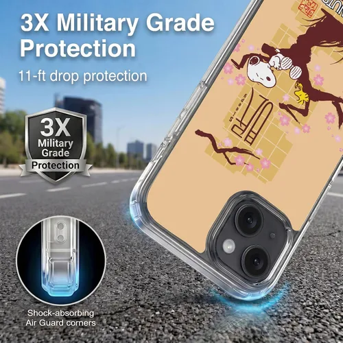 Miniatura 465 de Carcasa de gel para iPhone 7 Plus/iPhone 8 Plus, diseño de Snoopy Oriental de Peanuts, Badges