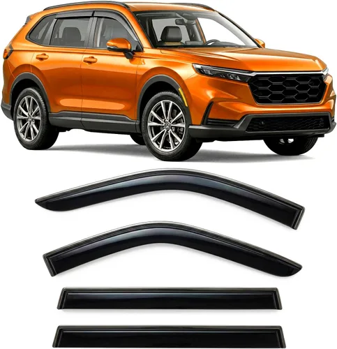Miniatura 27 de 2016-2021 Protectores de Lluvia Adhesivos para Honda Civic Sedan, Deflectores de Visera Lateral EX EX-L LX Sport Touring, Sombras de Ventilación