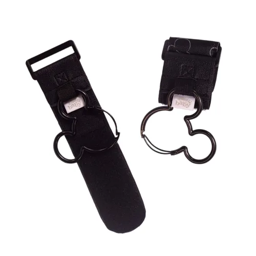 Disney Baby by J.L. Childress - Ganchos para cochecito de bebé, accesorios esenciales de viaje para mamá, clip de mosquetón para cochecito,