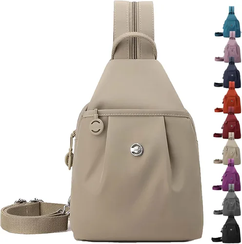 Miniatura 12 de Preferablen Waterproof 2-Way Commuter Bag, Large Capacity Oxford Convertible Shoulder Travel Bag, Anti-Theft Travel Tote, Small Backpack Purse