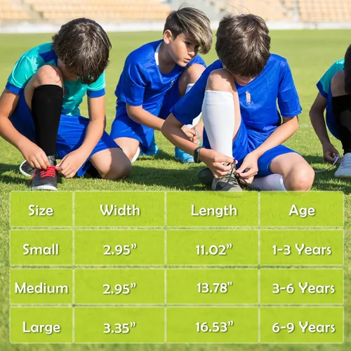 Miniatura 62 de Century Star Calcetines de fútbol de algodón para niños y jóvenes, calcetines de tubo suave, hasta la rodilla, calcetines deportivos largos