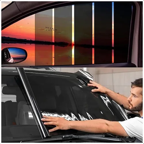 Miniatura 13 de Película de tinte para ventanas de auto, 50% VLT, 20 pulgadas x 10 pies, tintes de ventana de cerámica, bloquea el 99% de los rayos UV e IR