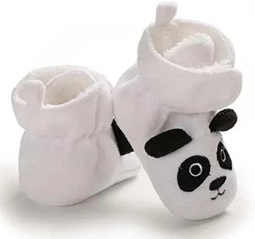 Miniatura 4 de Botas de forro polar para bebés y niñas, diseño de oveja, diseño de elefante, zorro, pato, panda, oveja, zapatos para recién nacidos, calzado