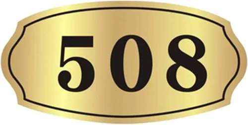 Miniatura 7 de Placa personalizada para número de casa, placa de acrílico para puerta y habitación, para hogar, oficina, hotel, apartamento (3-5 números) - 7.9 x