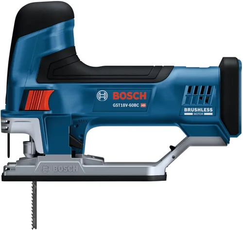 Miniatura 4 de Bosch GST18V-60BCN 18V Herramienta de sierra caladora sin cepillo con asa de barril conectada, 3,800 SPM, luz LED, cambio de hoja sin herramientas