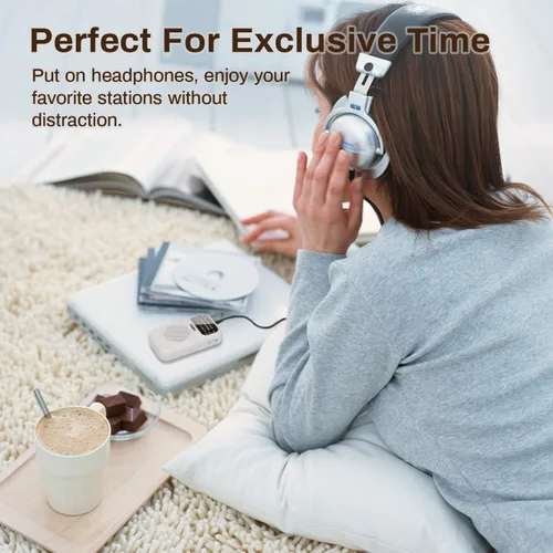 Miniatura 7 de PRUNUS J-189 Radio FM Bluetooth AM, radio portátil de bolsillo pequeño con doble altavoz graves pesados, radios de bolsillo PRUNUS J-777 portátil AM