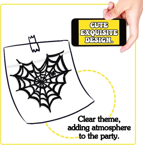 Miniatura 6 de Cartel de Ghoul Gang, accesorios para fotos de fiesta de noche de Halloween, temática de fantasmas de terror, suministros de decoración de fiesta