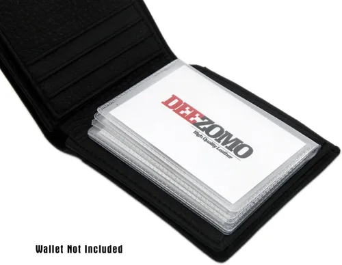 Miniatura 5 de DEEZOMO Juego de 2 insertos de cartera de repuesto de 6 páginas para billetera plegable o triple