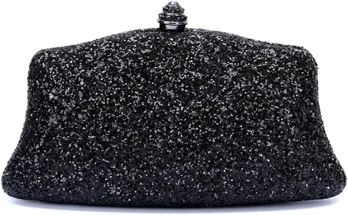 Bolso de noche con purpurina para mujer, bolso de mano con lentejuelas, para cóctel, baile de graduación, fiesta, bolso de mano brillante
