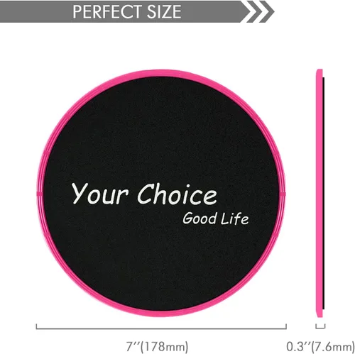 Miniatura 7 de Your Choice Deslizadores Equipo de fitness Deslizadores de piso Ejercicio Deslizadores de núcleo deslizantes Discos deslizantes para entrenamiento