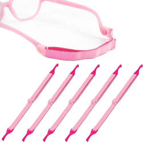 Miniatura 10 de Correa ajustable para gafas de sol para niños, 5 piezas, retenedor de gafas sin cola, banda duradera para gafas de sol