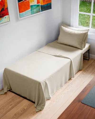 Miniatura 9 de Juego de sábanas tamaño King para RV de 72" x 80" - Sábanas de 4 piezas para cama RV Short Queen - Ultra suaves, transpirables y refrescantes - 01