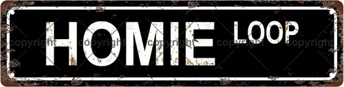 Miniatura 11 de 8 MILE RD MUSIC - Letrero de metal para bar, cafetería, garaje, cueva, hogar, habitación, baño, granja, jardín, porche, decoración de patio, 12 x 8