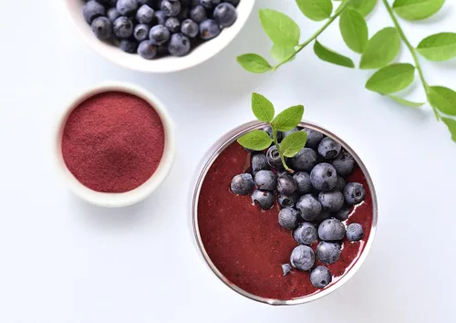 Miniatura 5 de Jugo de arándano orgánico en polvo, 4 onzas, sin OMG, sin sulfatos, crudos, veganos, a granel, ideal para jugos, batidos y bebidas instantáneas